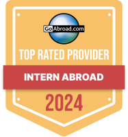 GoAbroad Top Rated Provider 2024 - Intern Abroad
