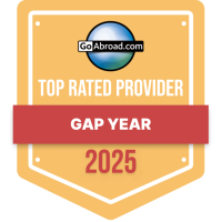 GoAbroad Top Rated Provider 2025 - Gap Year