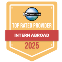GoAbroad Top Rated Provider 2025 - Intern Abroad