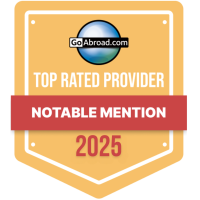 GoAbroad Top Rated Provider 2025 - Notable Mention