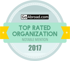 GoAbroad Top Rated Organization 2017 (Notable Mention)