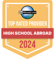 GoAbroad Top Rated Provider 2024 - High School Abroad