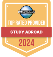 GoAbroad Top Rated Provider 2024 - Study Abroad