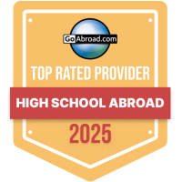 GoAbroad Top Rated Provider 2025 - High School Abroad