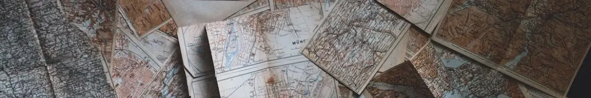 maps on the table