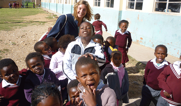 Photo with the students