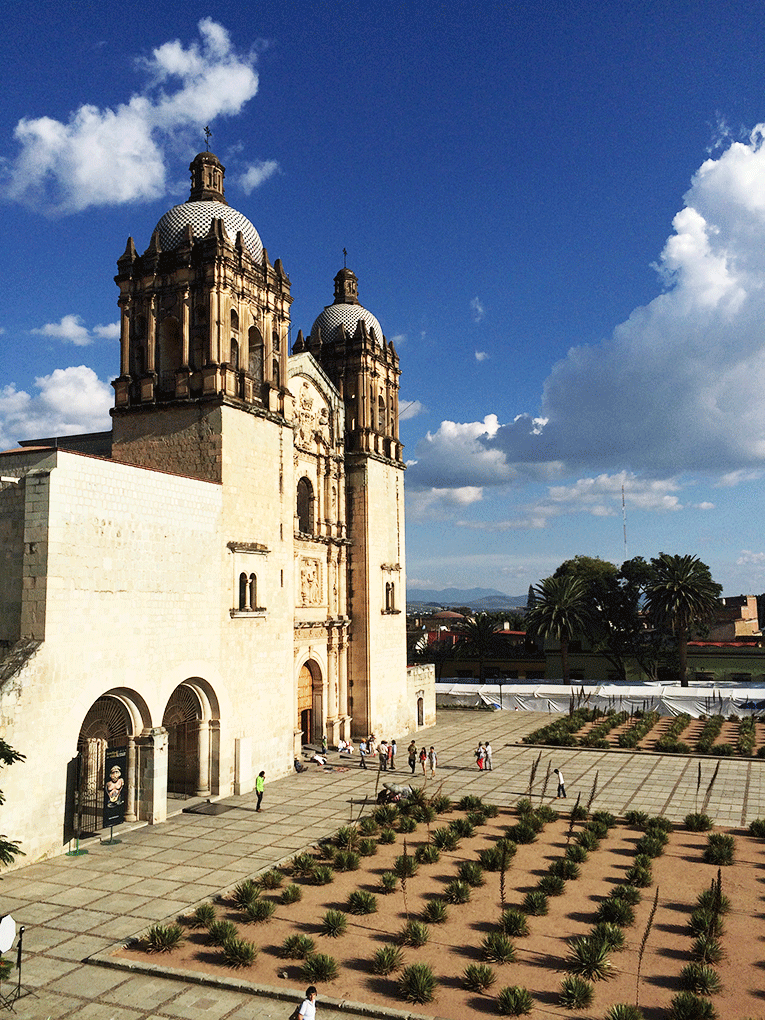 Santo Domingo de Guzman Church in Oaxaca, Mexico