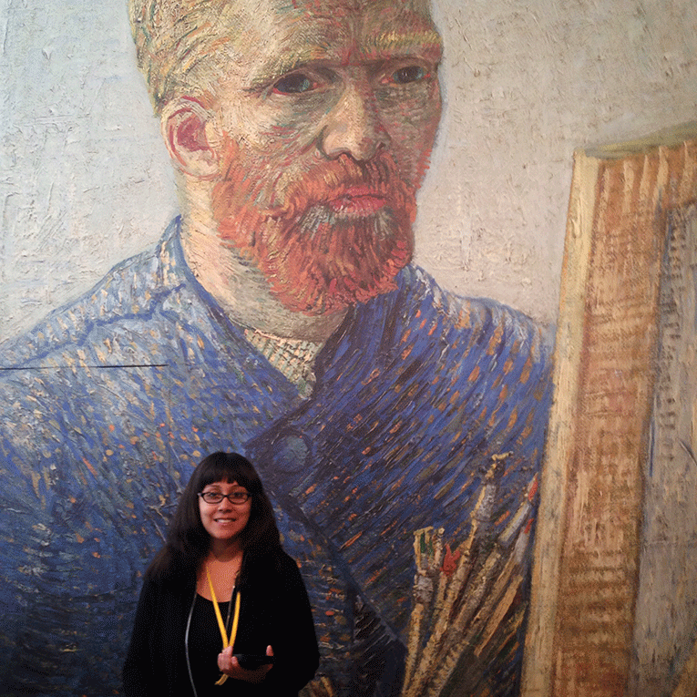 







Self-portrait of Vincent van Gogh at the Van Gogh Museum in Amsterdam