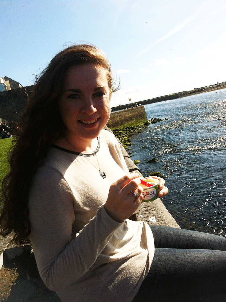 







Eating gelato in Galway, Ireland