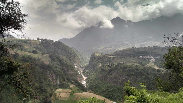 Farmlands near Quetzaltenango, Guatemala