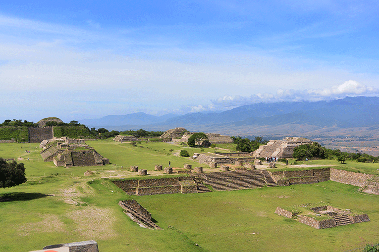 Monte Alban in Santa Cruz Xoxocotlán, Oaxaca, México