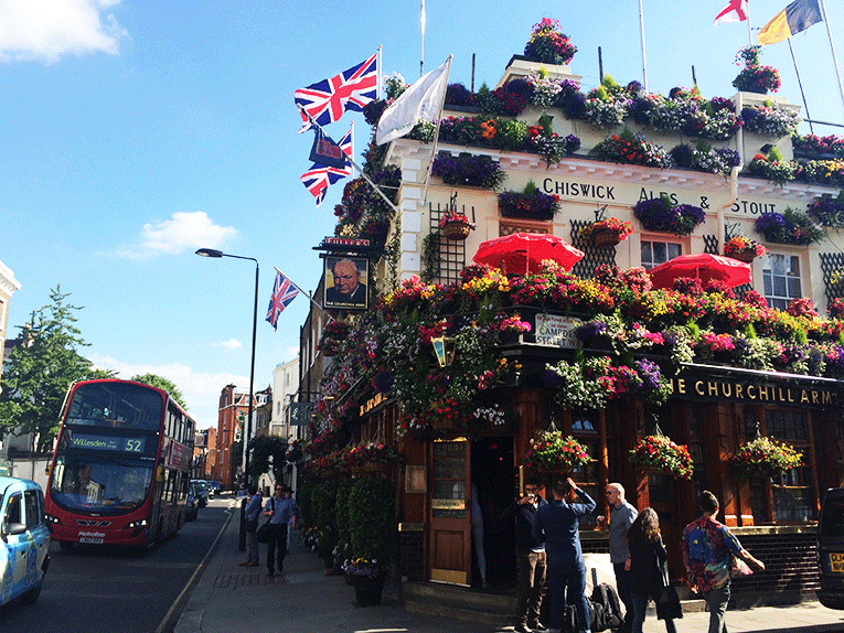 The Churchill Arms, London, England