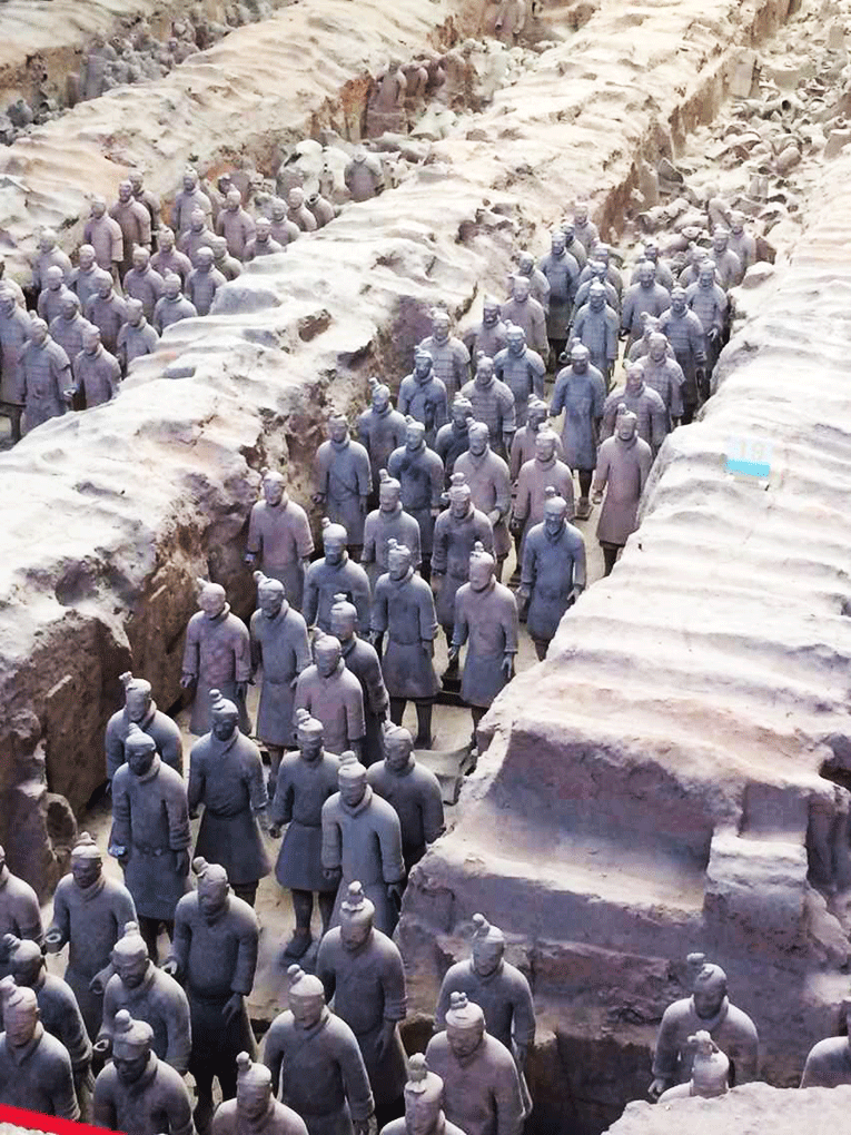 Terracotta Warriors in Xian, China