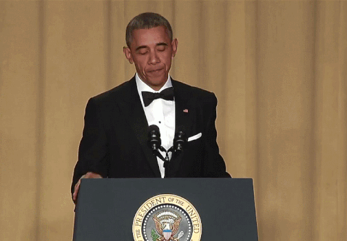 Obama dropping mike GIF