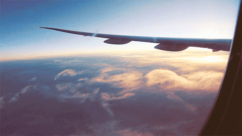 Gif of plane traveling