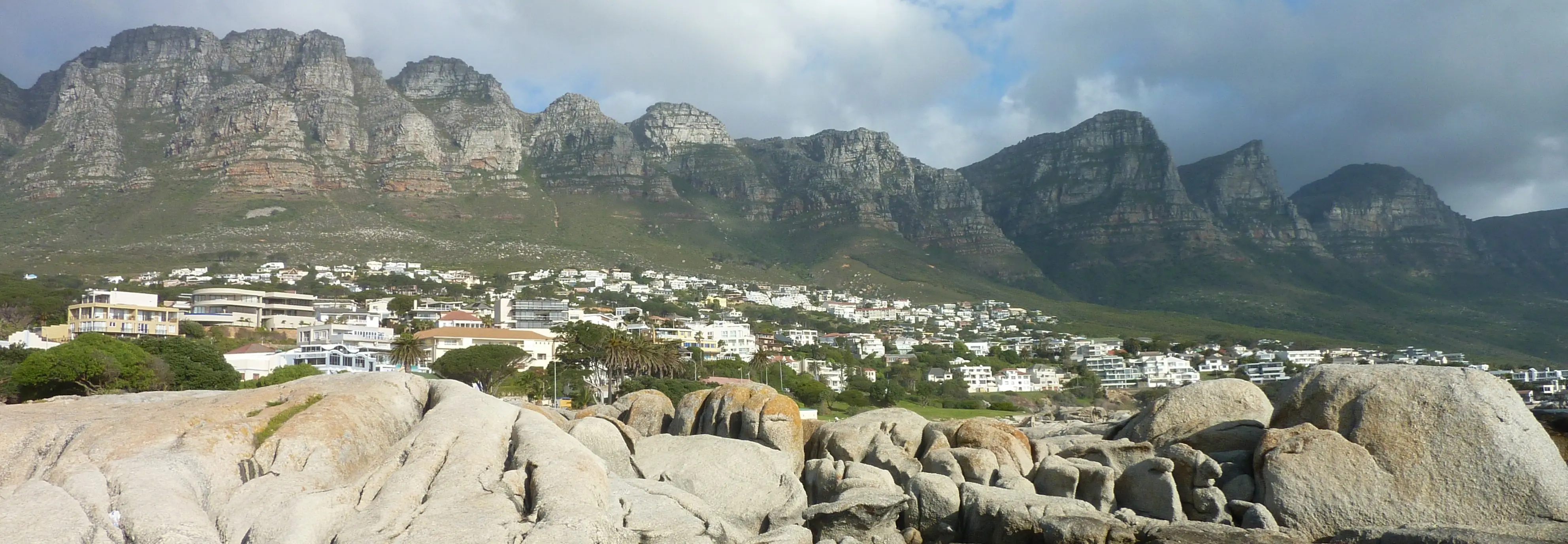 houses on the hills of Cape Town