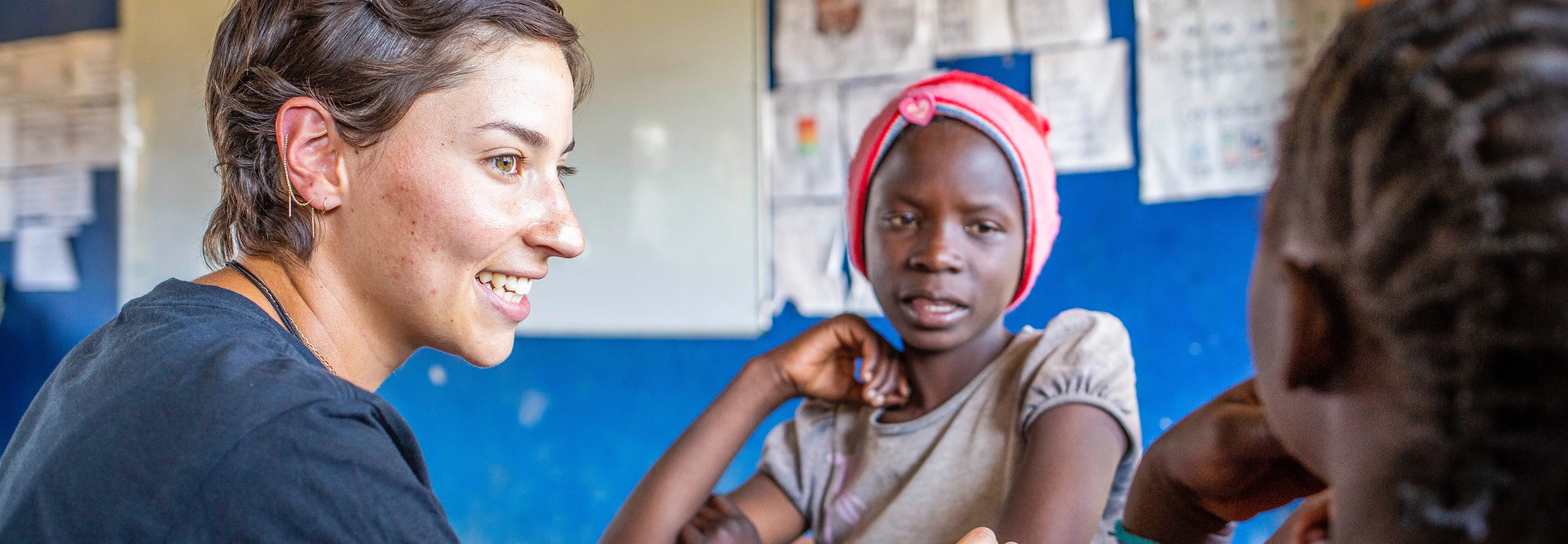 teaching in classroom