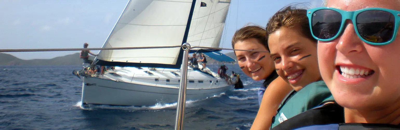 Group of Friends sailing