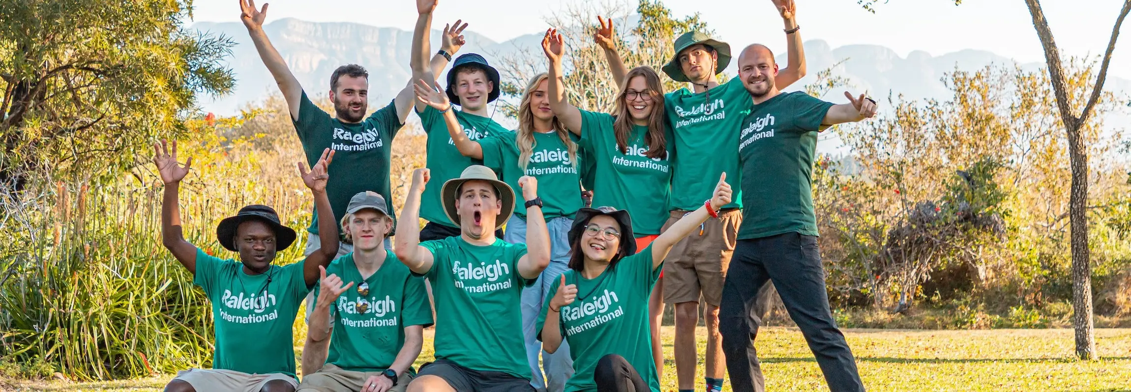 Raleigh International volunteers