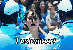 Gif Katniss Everdeen I VOLUNTEER