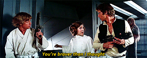 Carrie Fisher from Star Wars gif