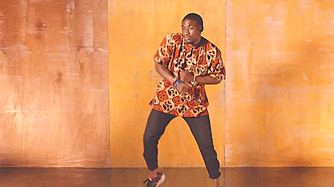 ghanaian man dancing