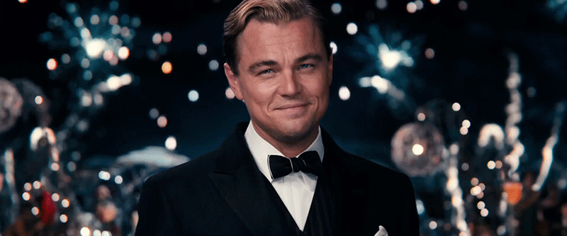 Jay Gatsby from The Great Gatsby gif