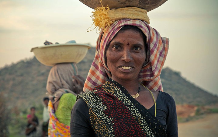 Local woman in India
