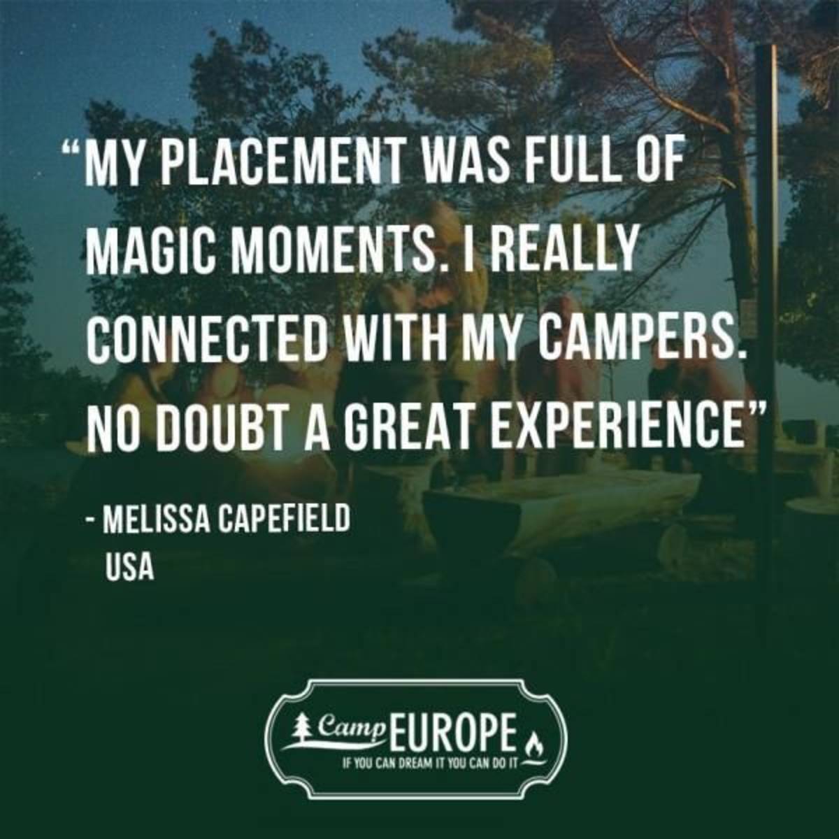 testimonial from camp