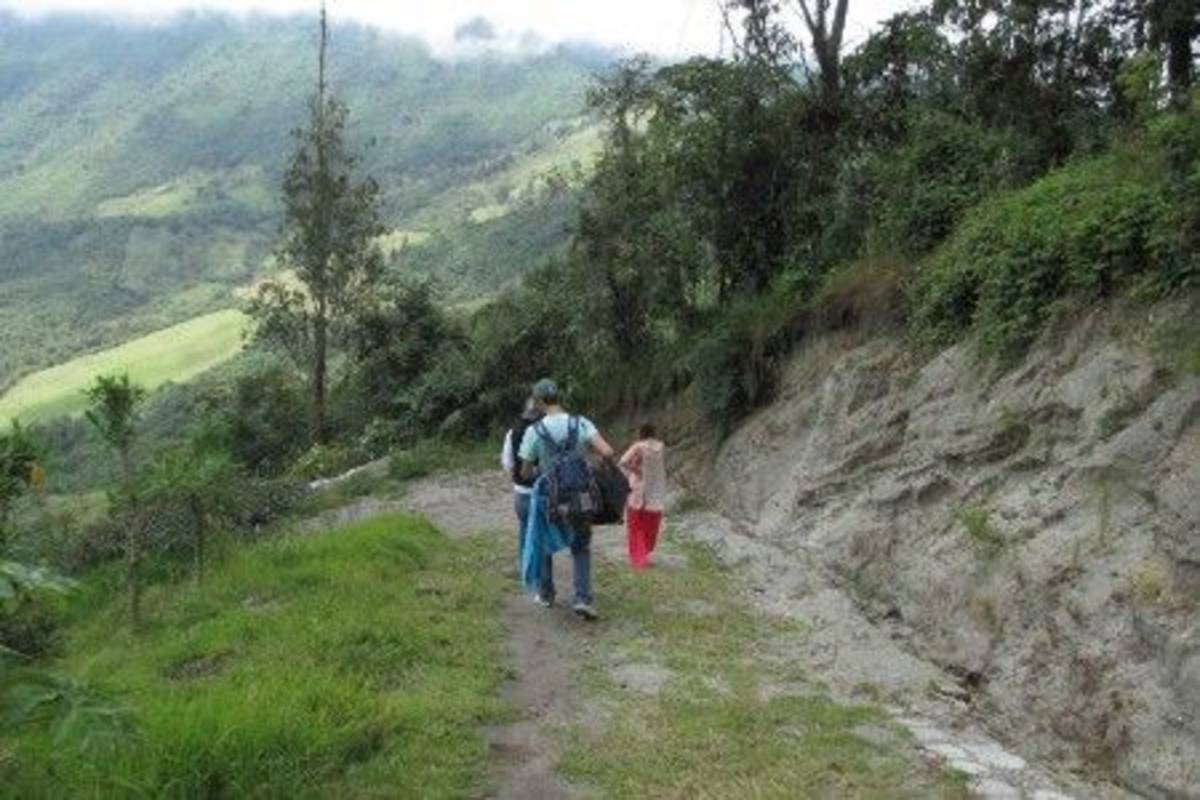 Volunteers Hiking