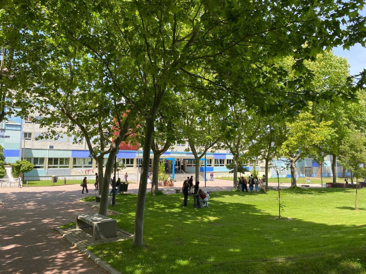 a landscaped campus area at Universidad Autónoma de Madrid