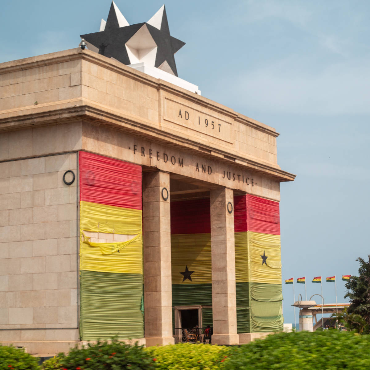 Accra architecture.