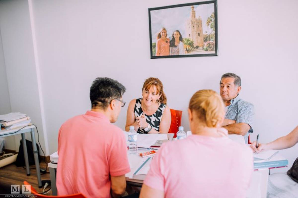 Adults Students at Intensive Spanish Course