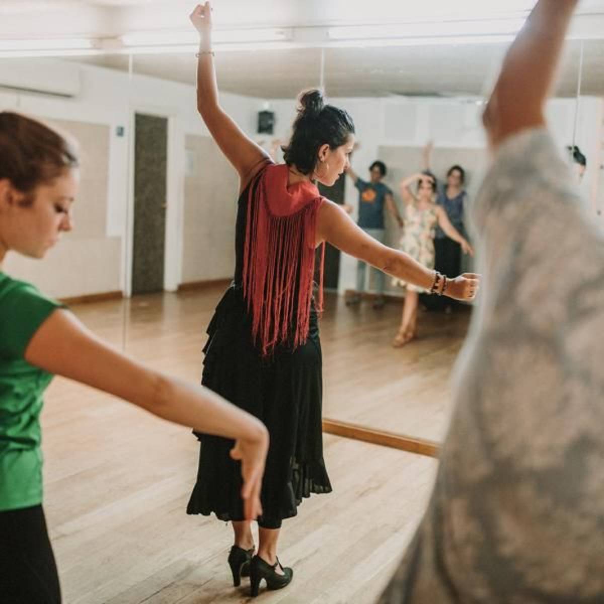 AP Spanish Language workshop in Spain - Sevillanas workshop