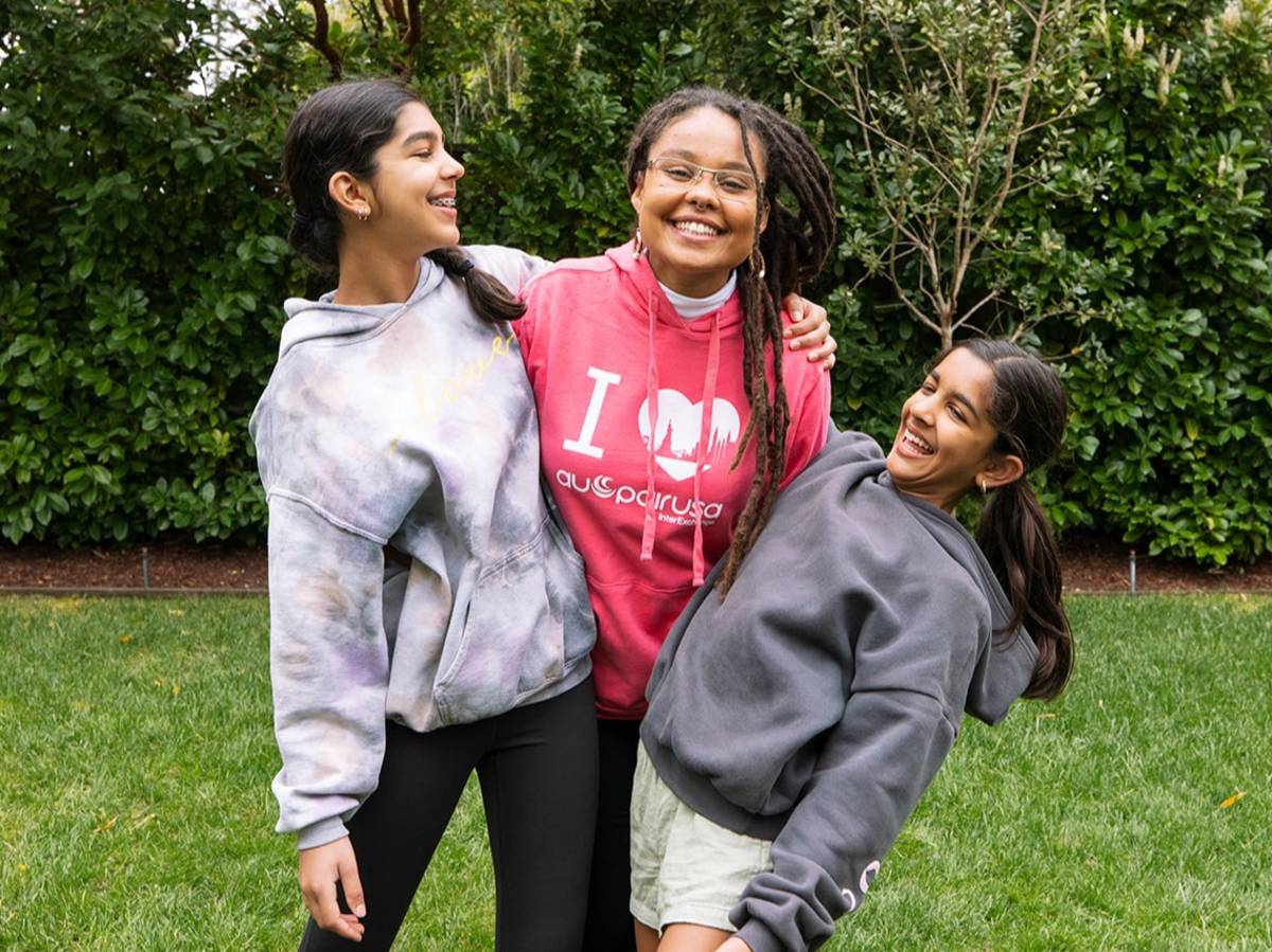 Au Pair with host children
