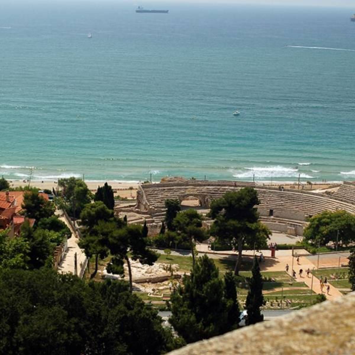 barcelona, spain, ocean view