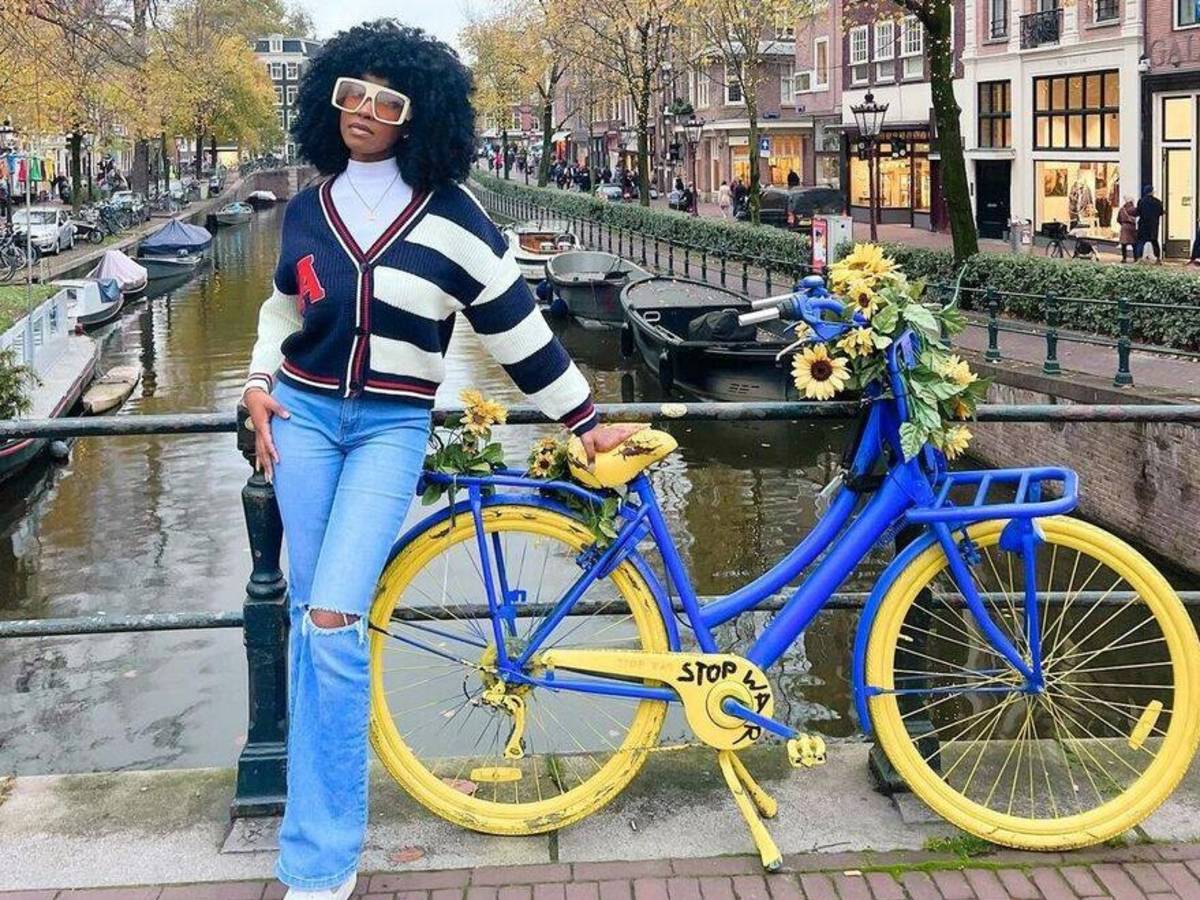 Biking in Amsterdam