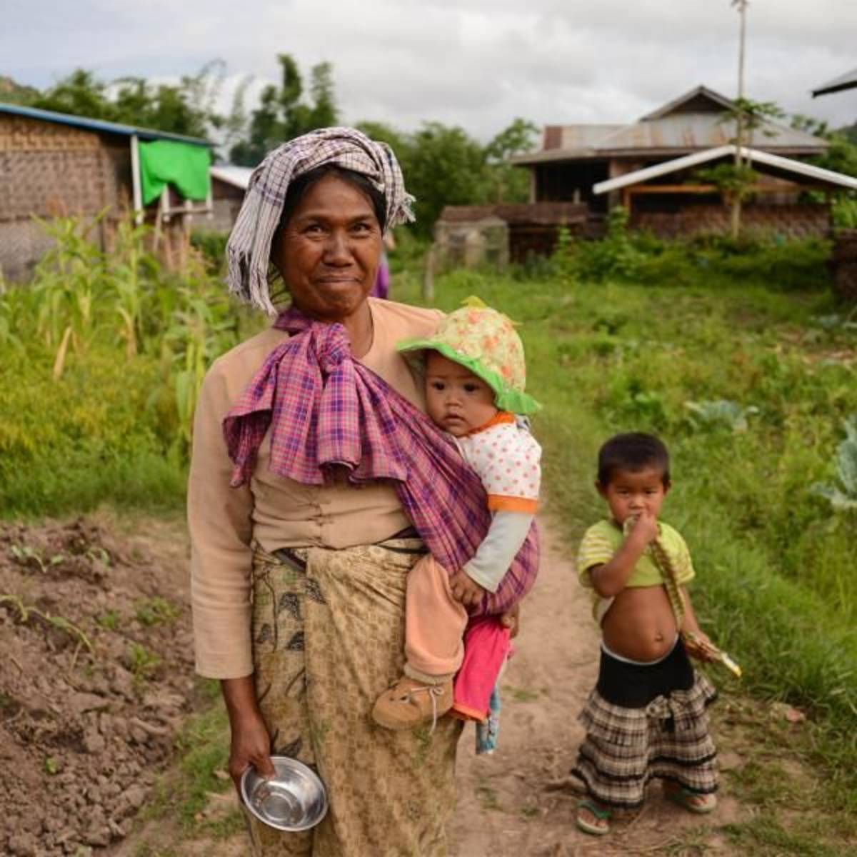 Host mother in Myanmar