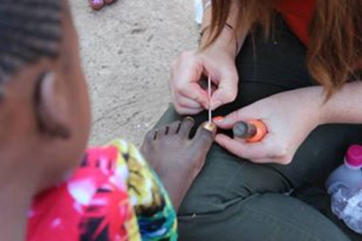volunteer in Zambia