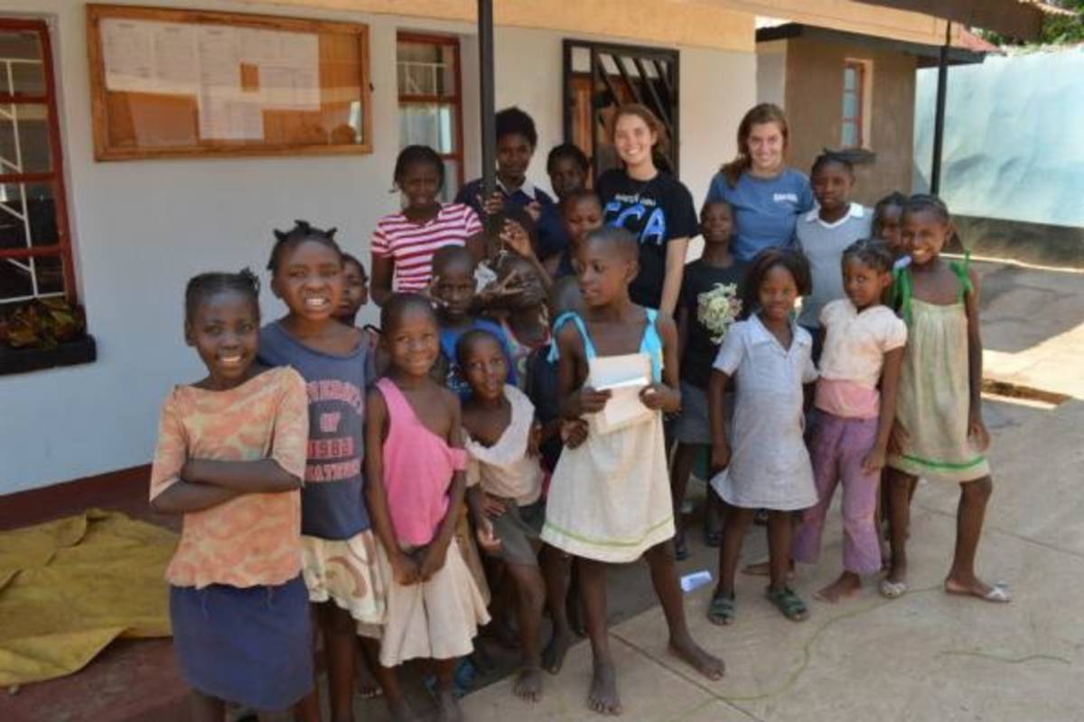volunteer in Zambia