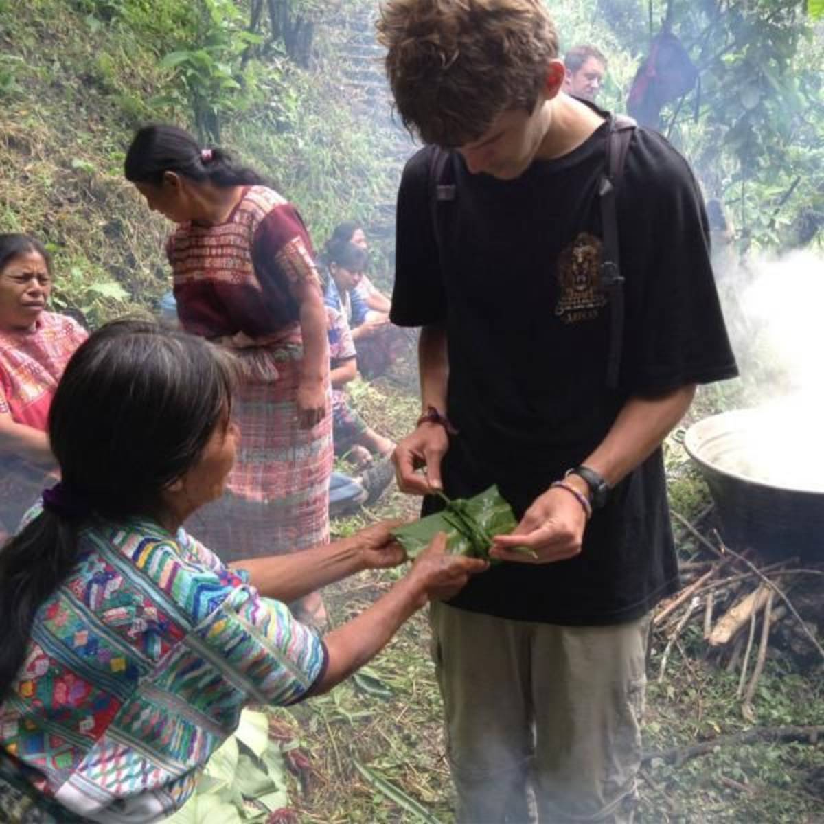 Lunch in Guatemala Nicaragua