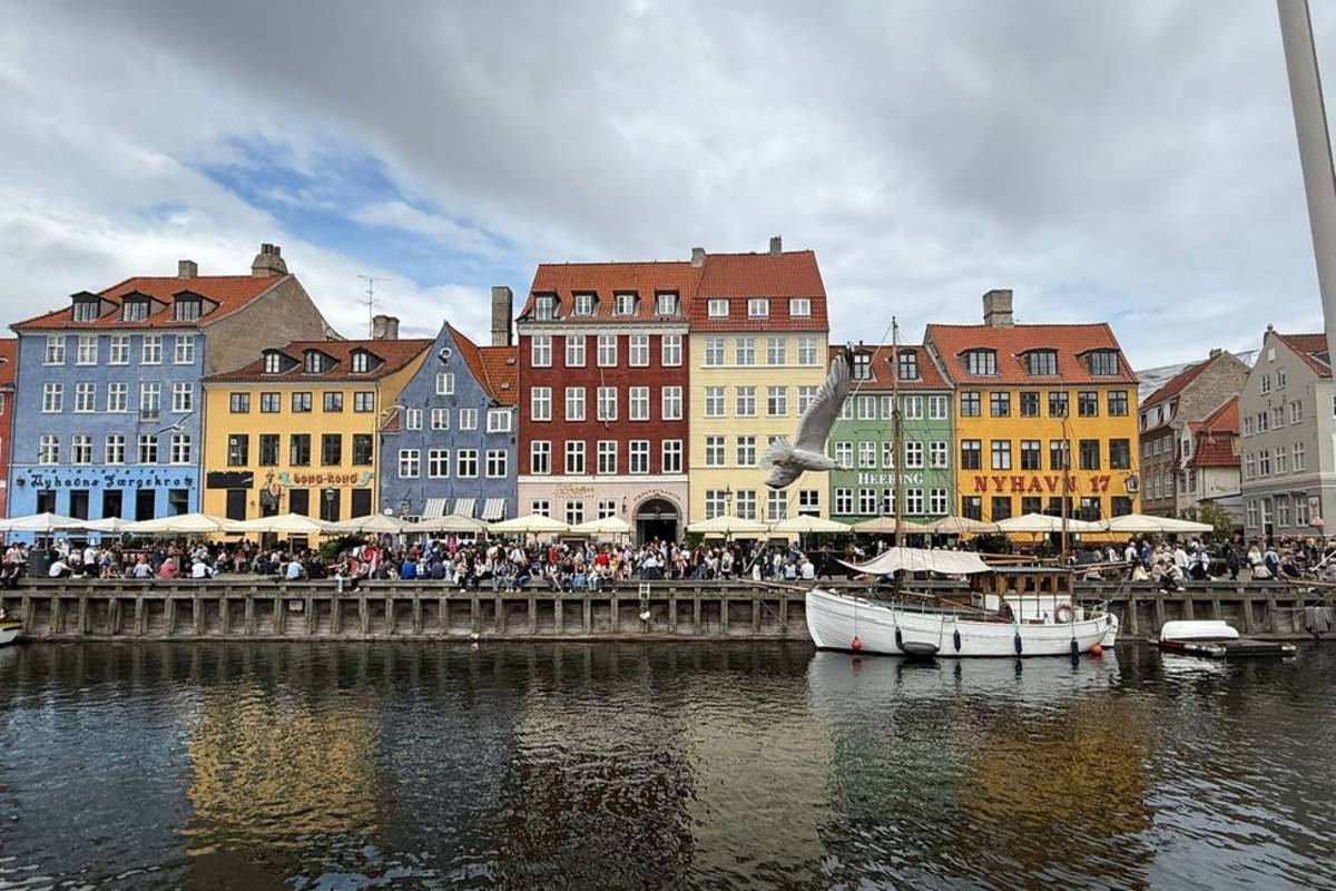 Colorful houses in Copenhagen