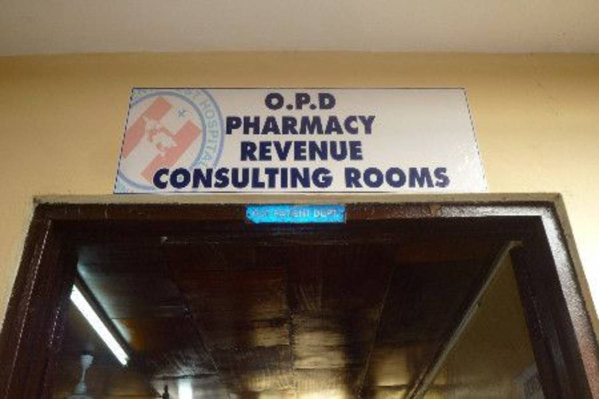 Consulting rooms Work in a Laboratory in Ghana