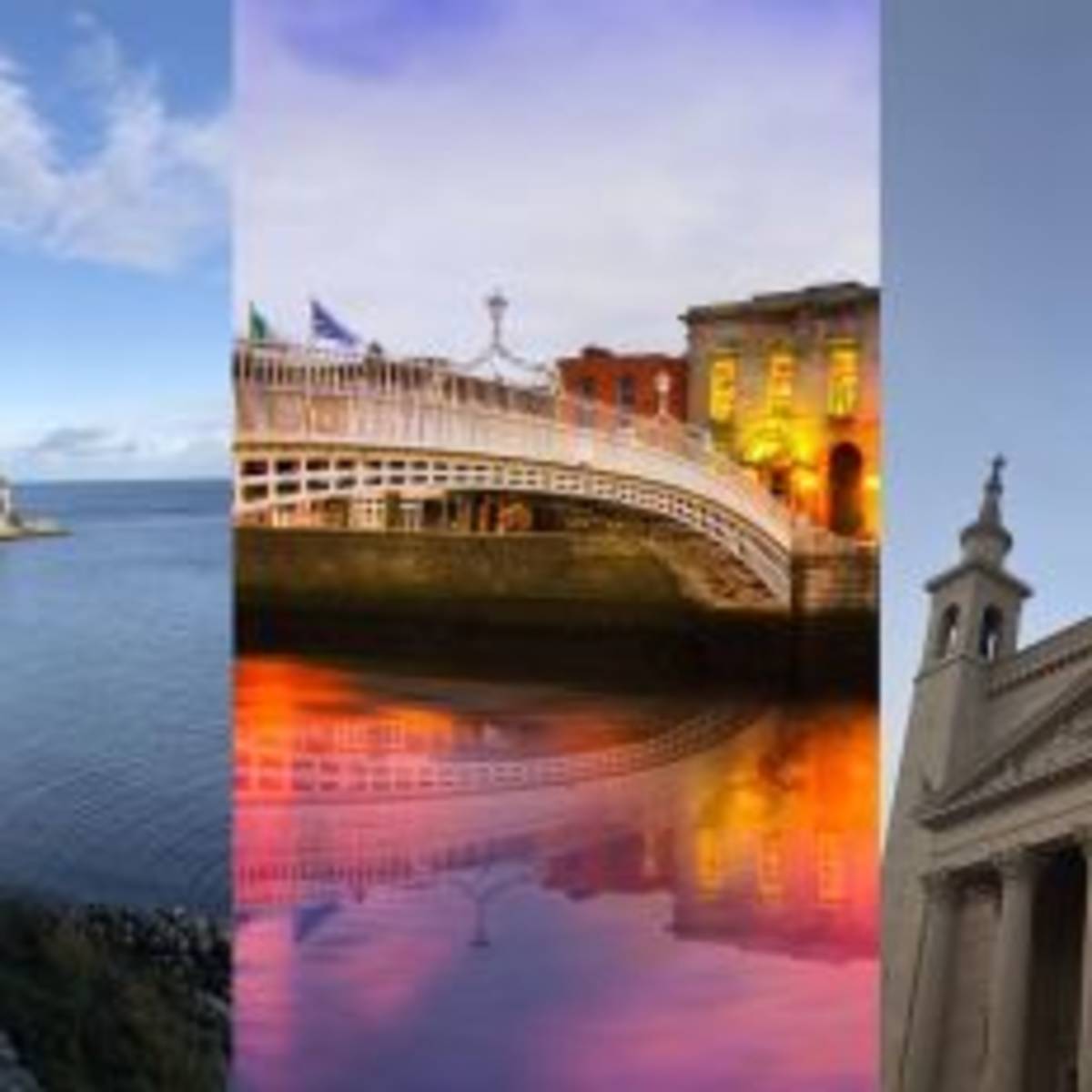 Copenhagen, Berlin, and Dublin scenic landmarks