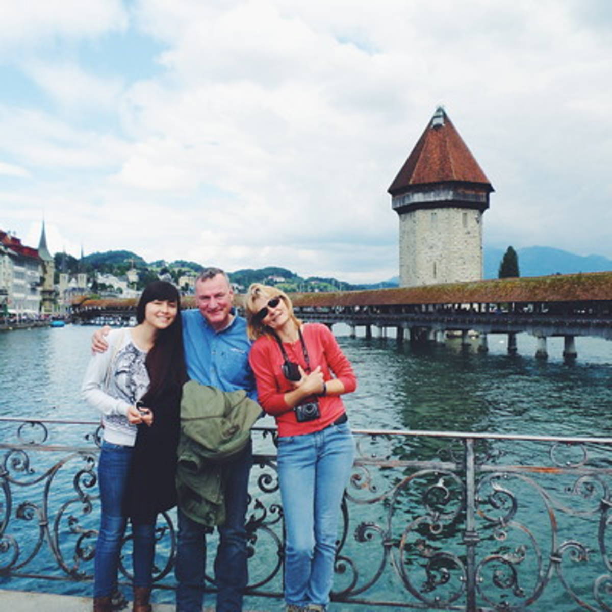 Family in Switzerland