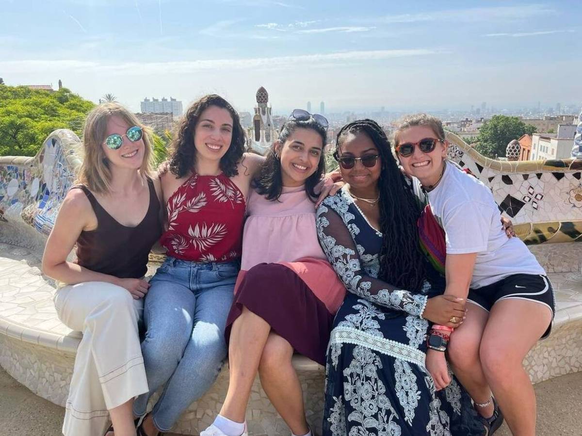 Friends in Barcelona