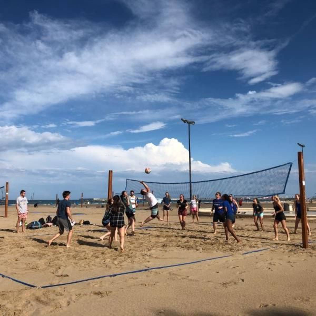 beach volleyball
