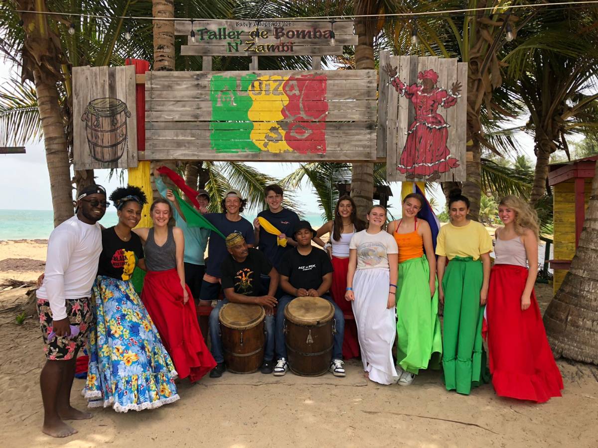 Group photo in Puerto Rico