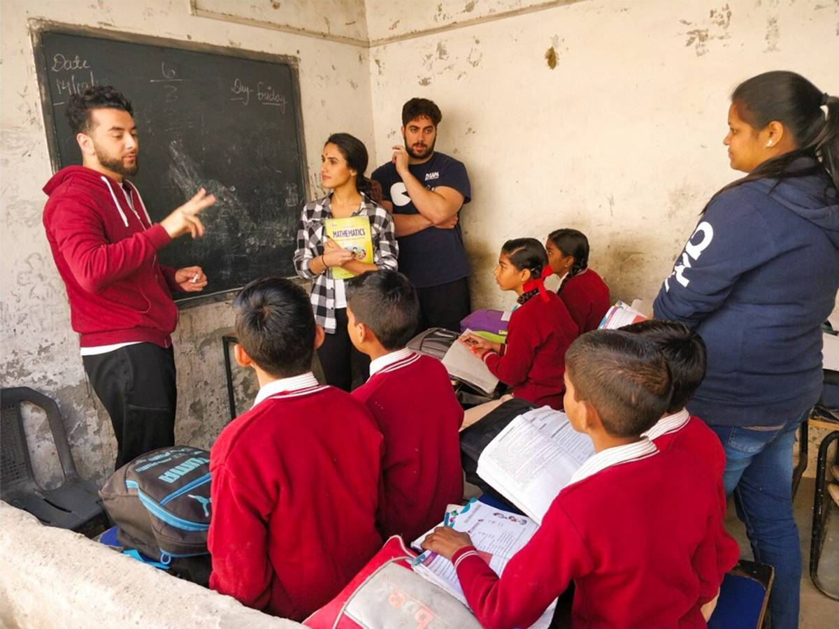 india slum teaching