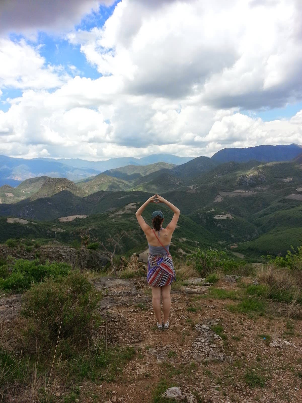 Intern working with local community in Oaxaca Mexico